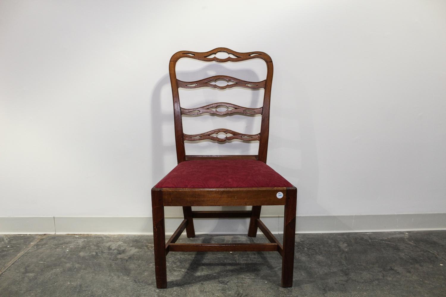 An American Chippendale Ribbon Back Side Chair Height 38 1/2 inches. — 18TH/19TH CENTURY
