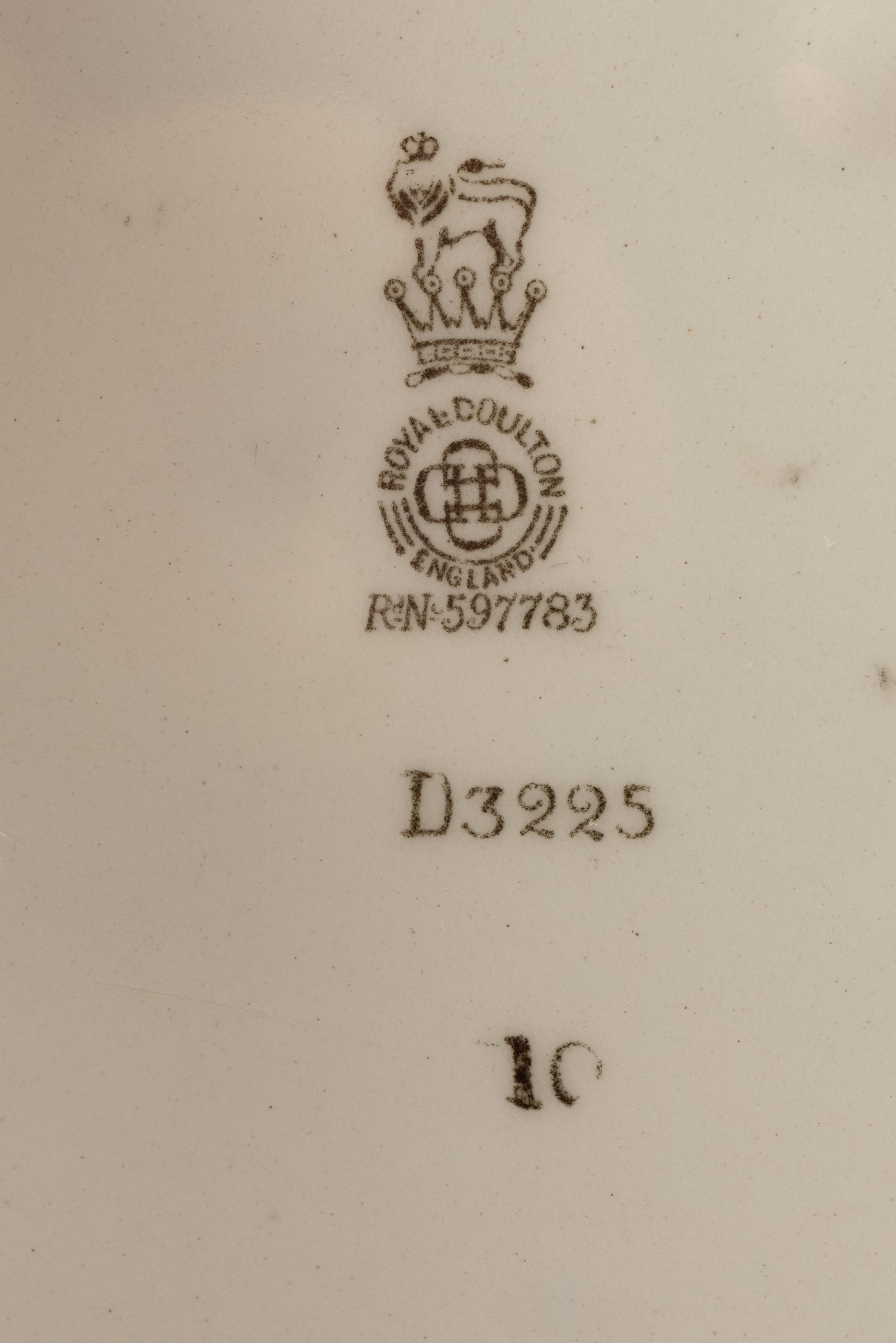 A Royal Doulton Stoneware Dinner Service