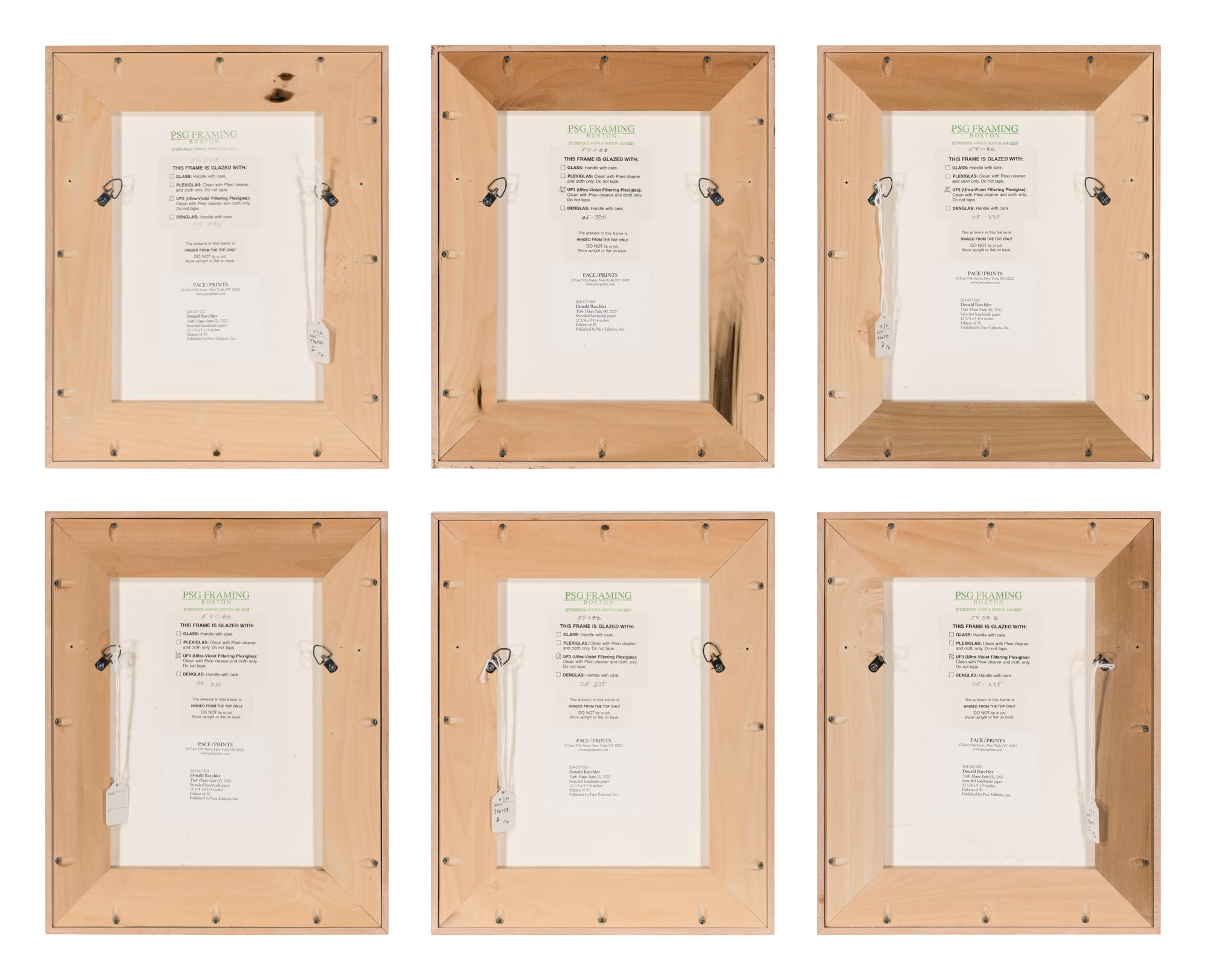 York Suite (complete set of 6), 2000