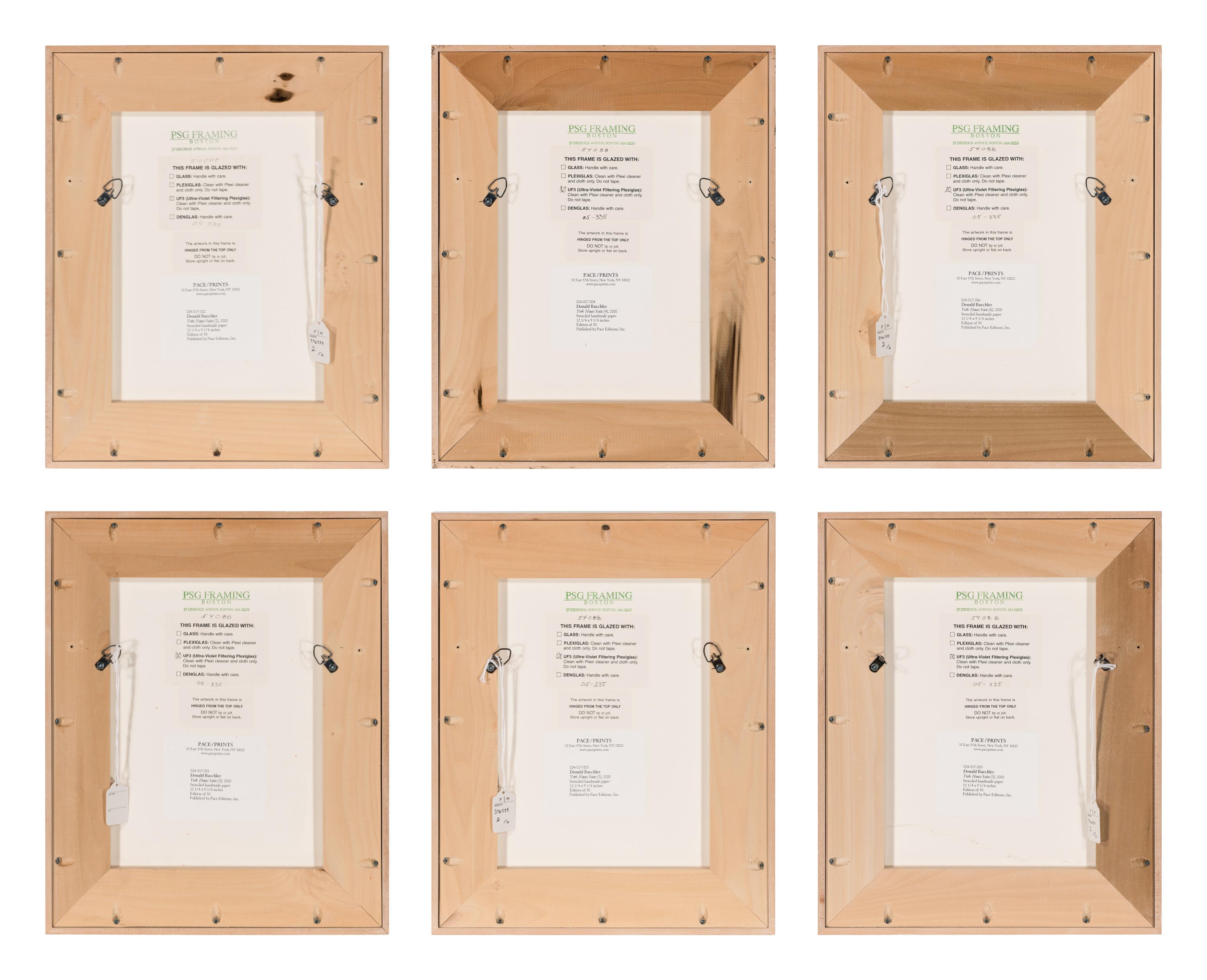York Suite (complete set of 6), 2000