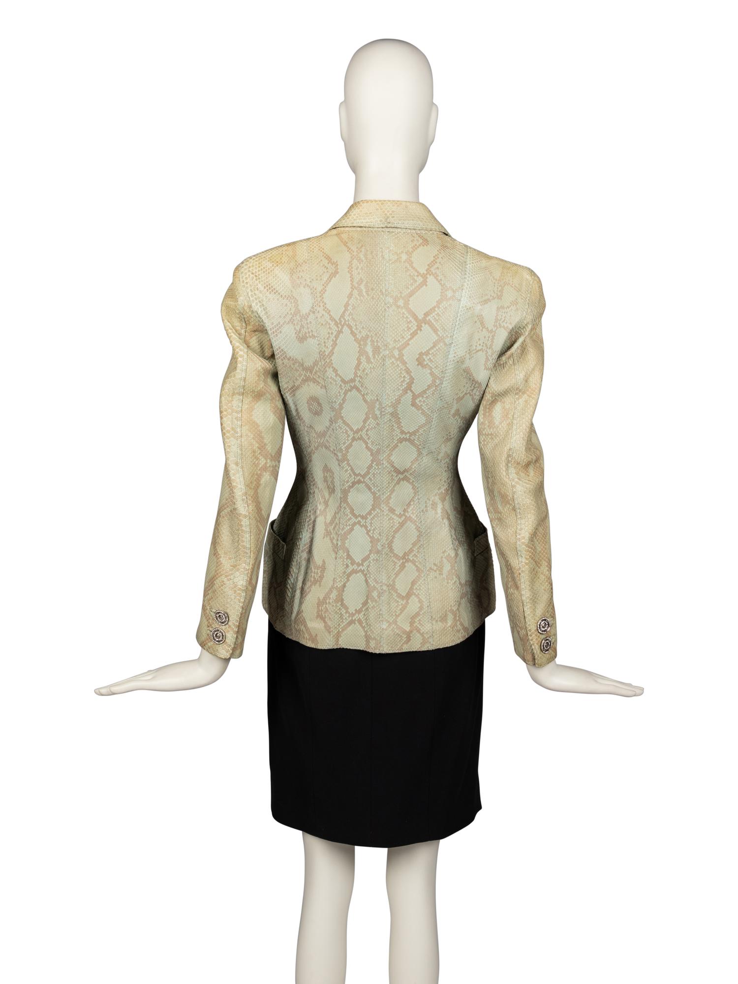 Versace Python Jacket, 1998