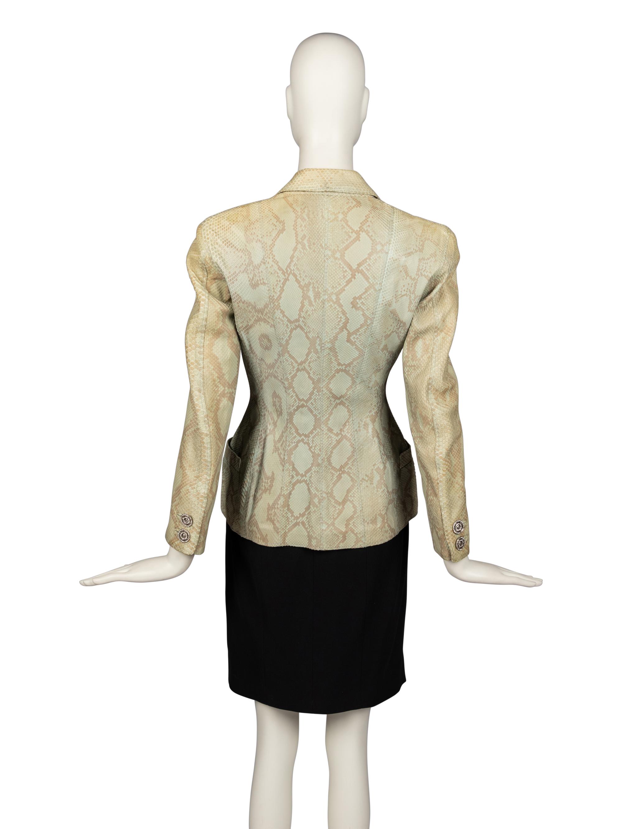 Versace Python Jacket, 1998
