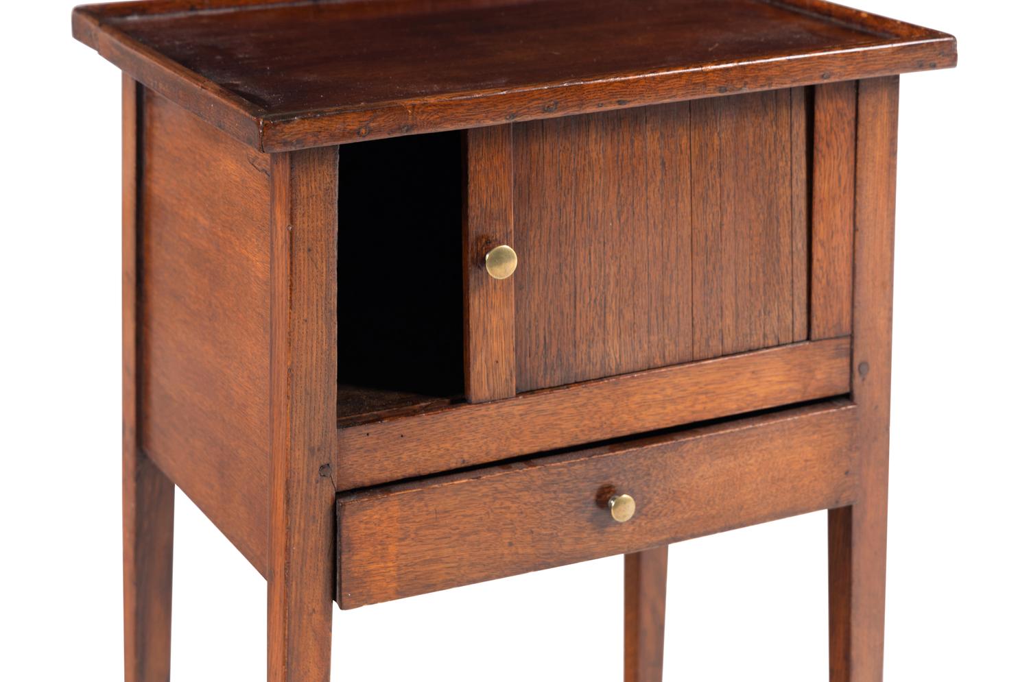 A French Tambour Door Side Table