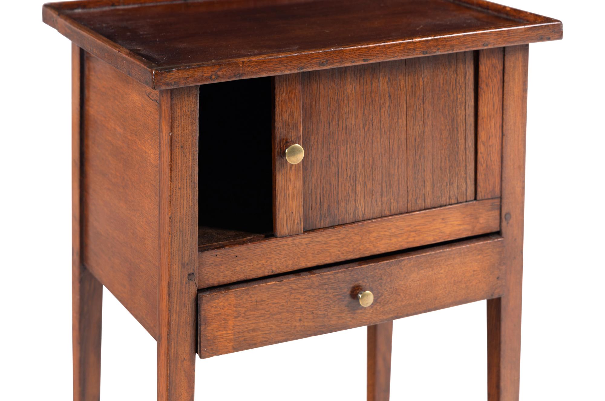 A French Tambour Door Side Table