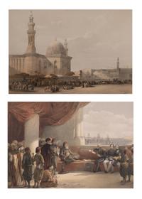 [APPROVED FOR DONATION] A Pair of Prints After the Lithographs from David Roberts' Drawings