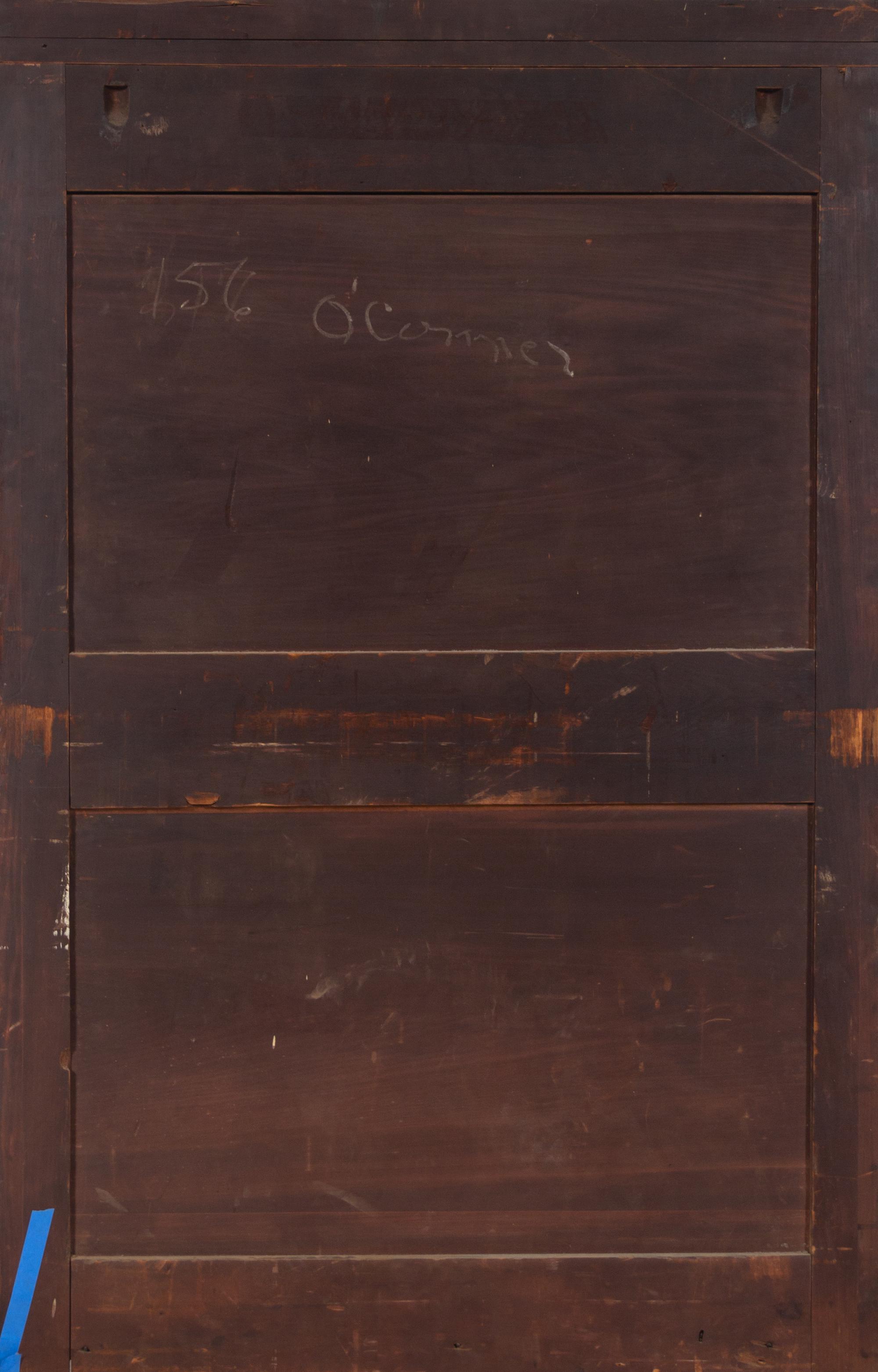 A Louis Philippe Figured Mahogany Secrétaire à Abattant