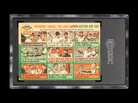 A 1954 Topps Ted Williams Baseball Card No. 250 (SGC 6 EX-NM)