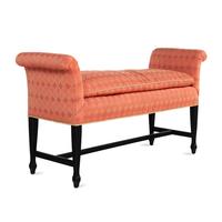 An Upholstered Hall Bench