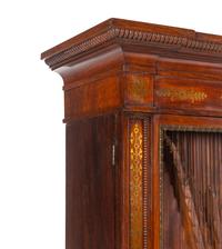 A Regency Brass-Inlaid Rosewood Clavicytherium