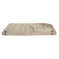 A Carved Marble Berkel Advertising Piece 26" W x 3" D x 10" H — Italy, 20th Century
