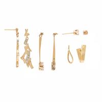 Collection of Diamond and Yellow Gold Earrings and Enhancers