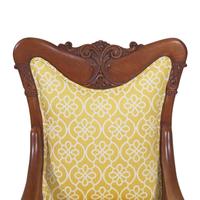 A Pair of Belle Époque Style Blonde Mahogany Fauteuils