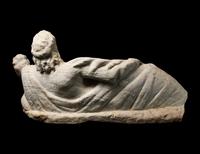 A Roman Marble Reclining River God