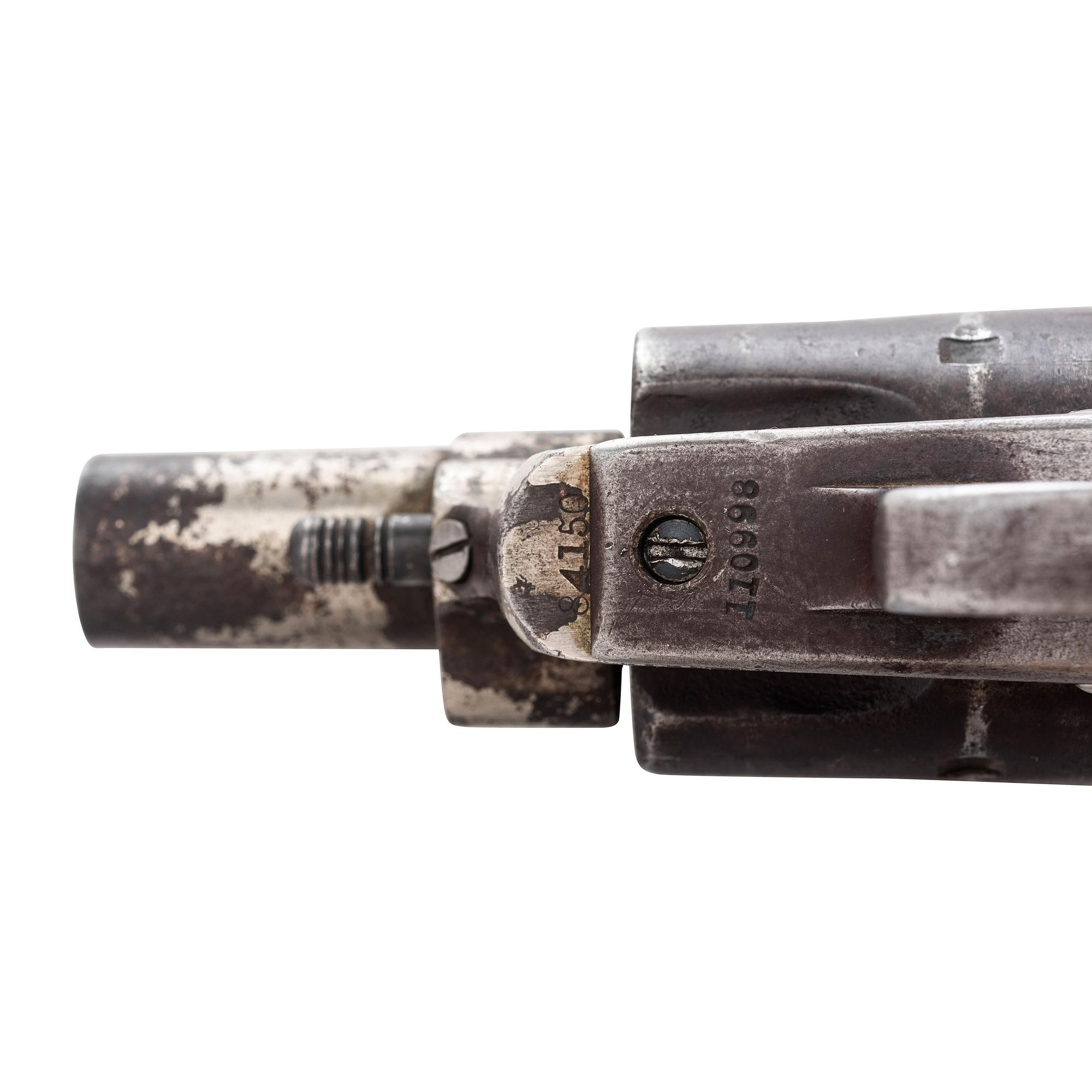 Mixed Numbers U.S. Marked "DFC" Inspected Colt Model 1873 Revolver Altered to Belly Gun