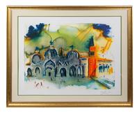 Salvador Dali (Spanish, 1904-1989) Homage To Venice…