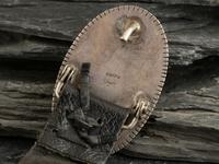 Sterling Silver and Mosaic Inlay Concha Belt
