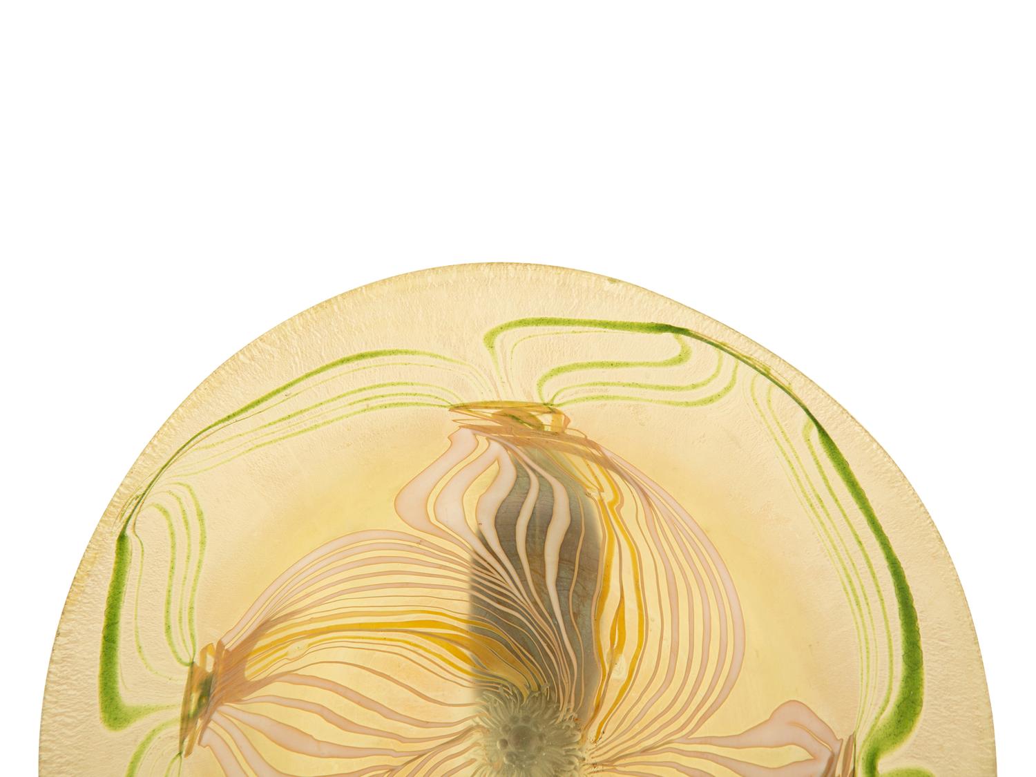 A Tiffany Studios Favrile Glass Charger