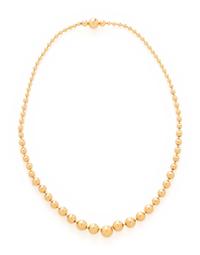 CARTIER, YELLOW GOLD 'DRAPERIE' NECKLACE