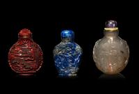 Three Chinese Snuff Bottles