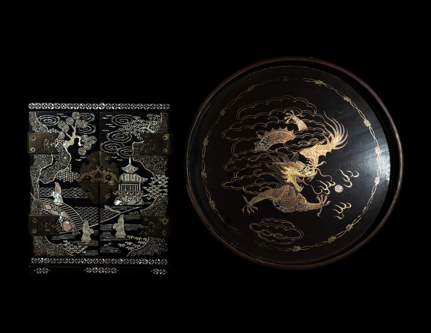 Two Chinese Lacquer Wares