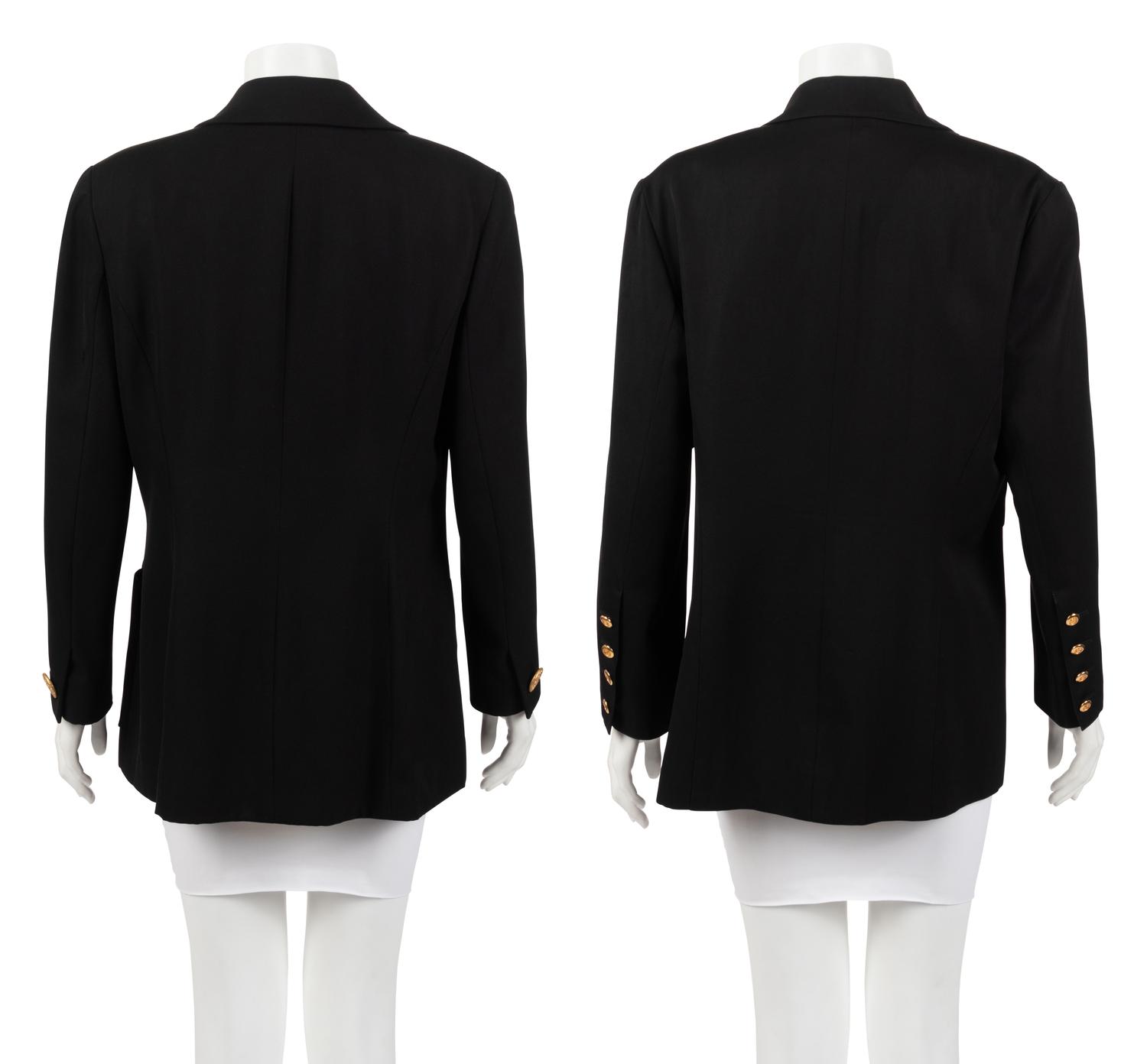 Two Chanel Double Breast Jackets, 1980-90s