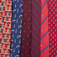 Hermès, Six Printed Silk Neckties