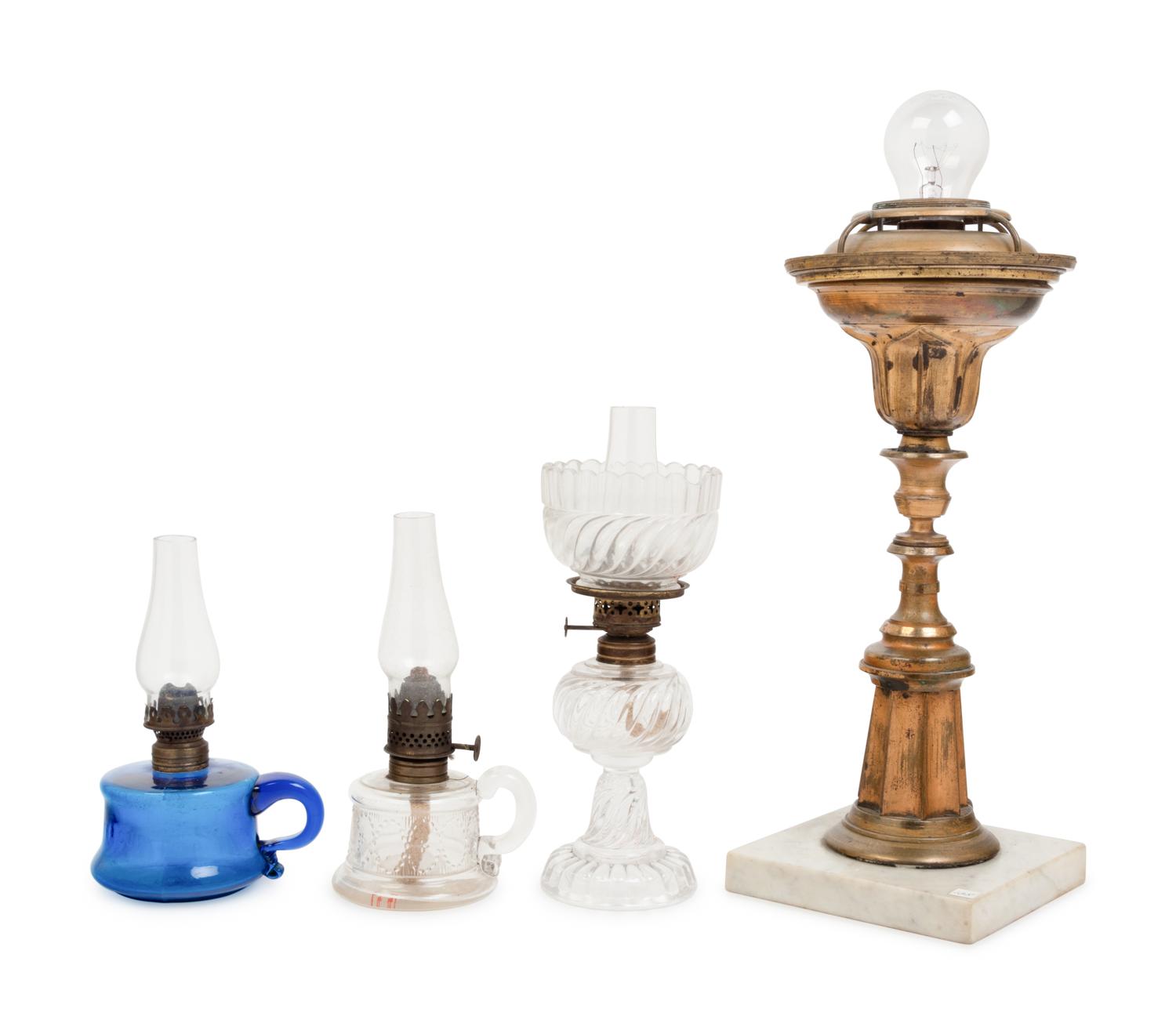 A Collection of Four Lamps