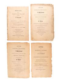 [POLITICS]. A large group of early 19th century pamphlets covering politics, land expansion, and finances, comprising: