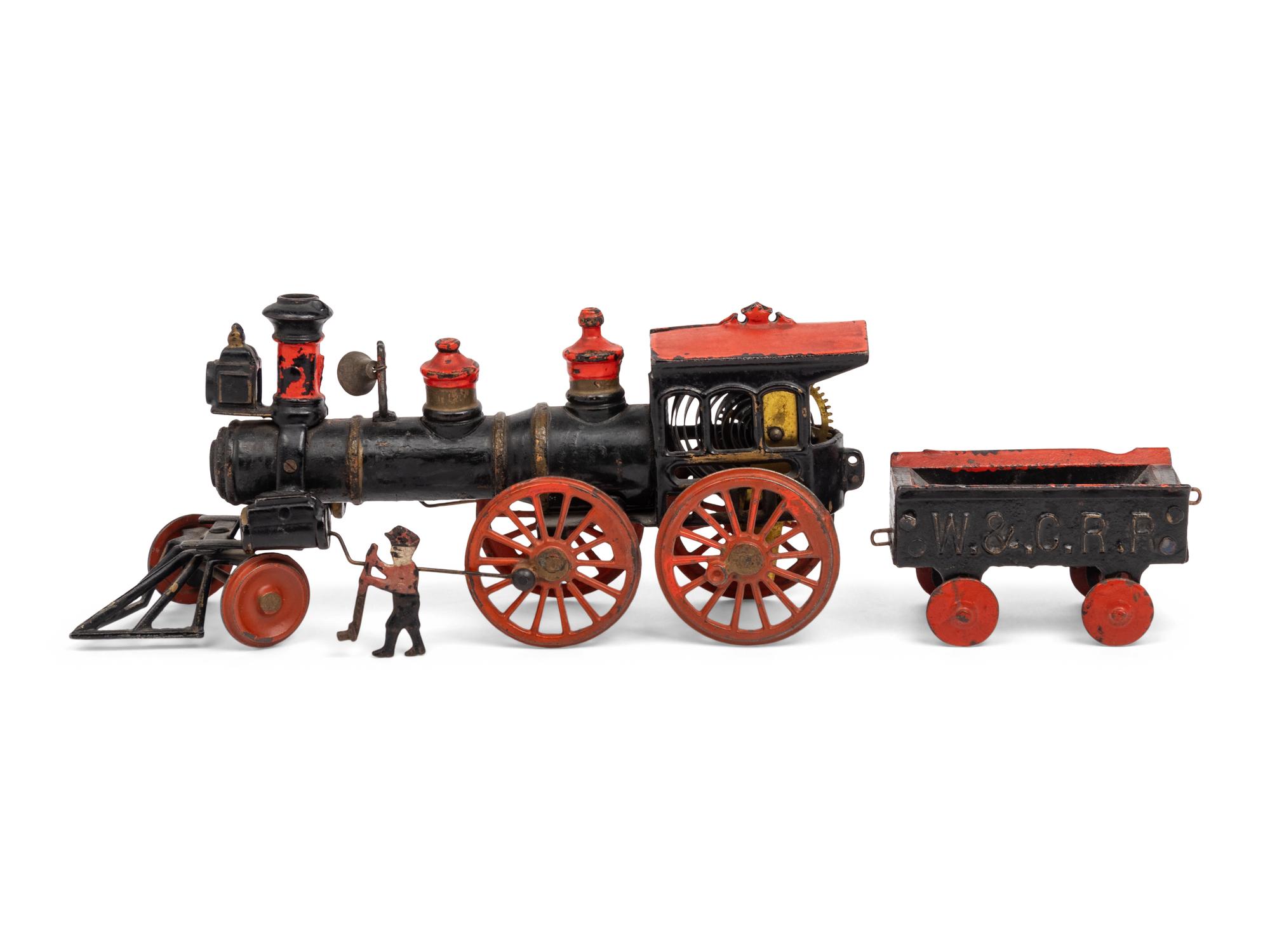 A Welker and Crosby Clockwork Locomotive