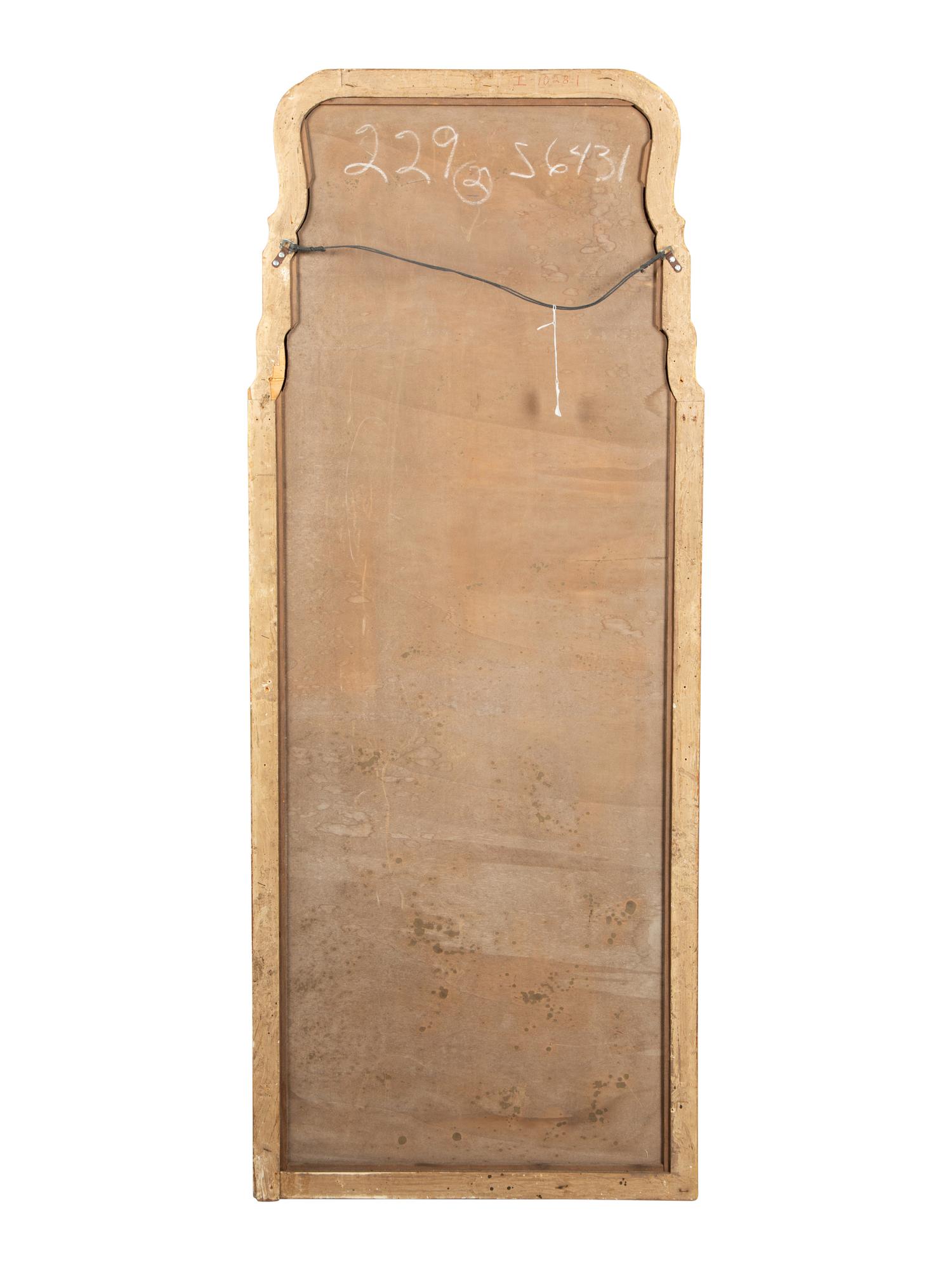 A Friedman Brothers George III Style Rose-Tinted Glass and Giltwood Mirror