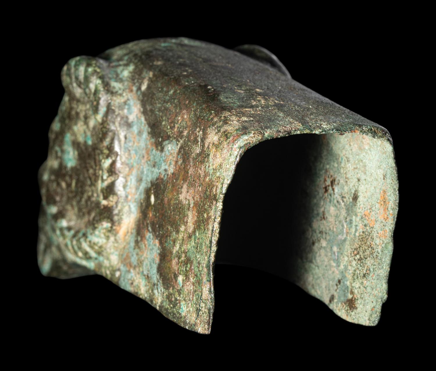 A Luristan Bronze Ram's Head