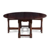 A Custom-Made Cherry Dropleaf Table