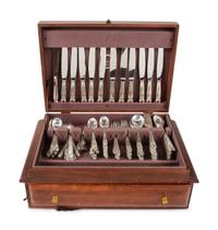 An International Silver Co. 'Royal Danish' Silver Flatware Service