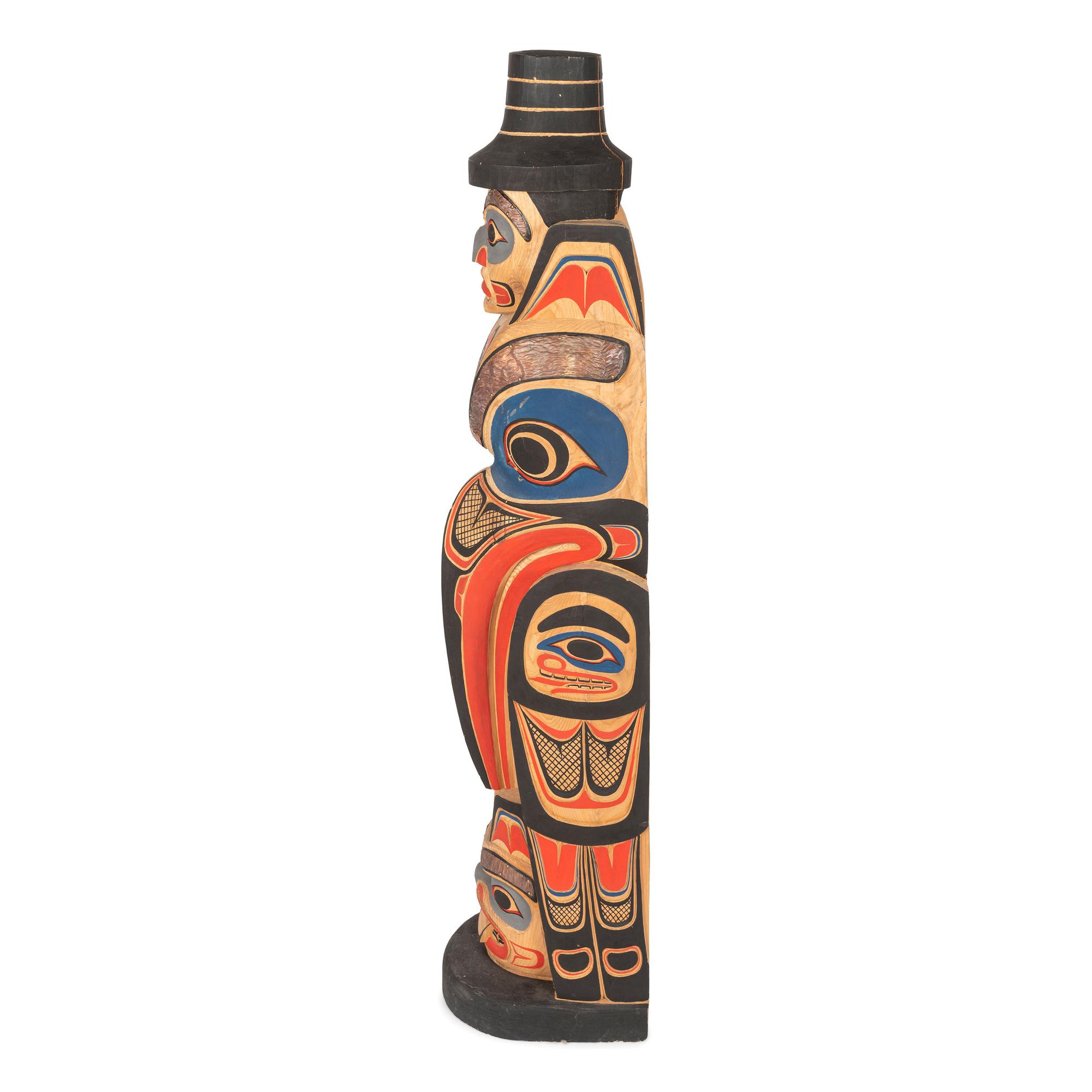 Polychrome Model Totem Pole