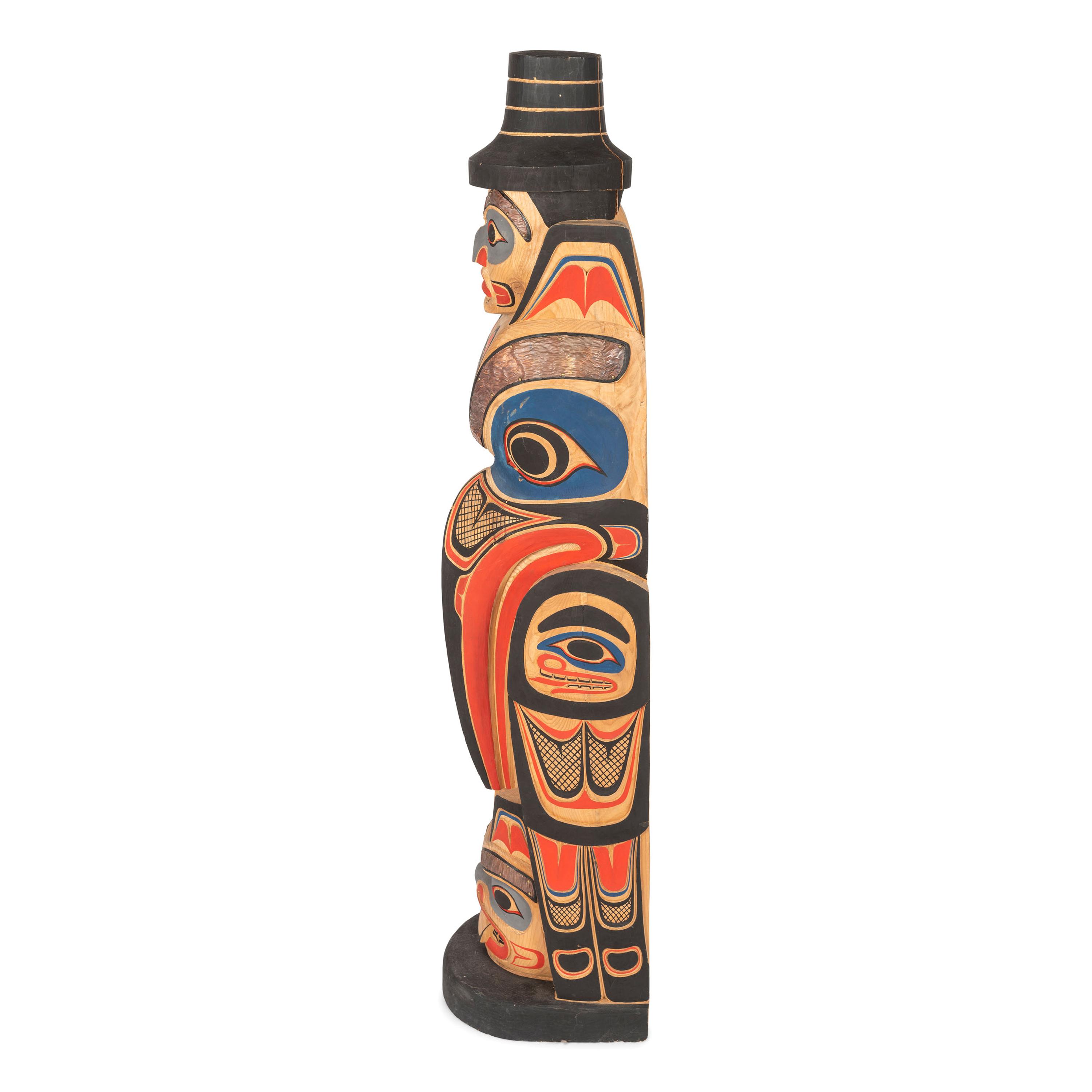 Polychrome Model Totem Pole