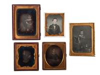 [EARLY PHOTOGRAPHY]. A group of 21 daguerreotypes of children of varying ages, incl. toddlers and teenagers.