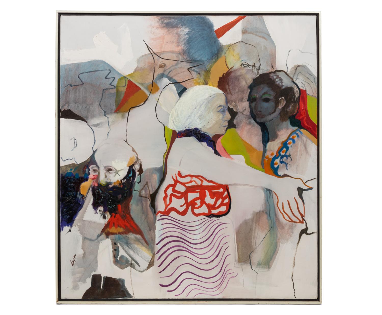At the Exhibit Tea , 1967-68