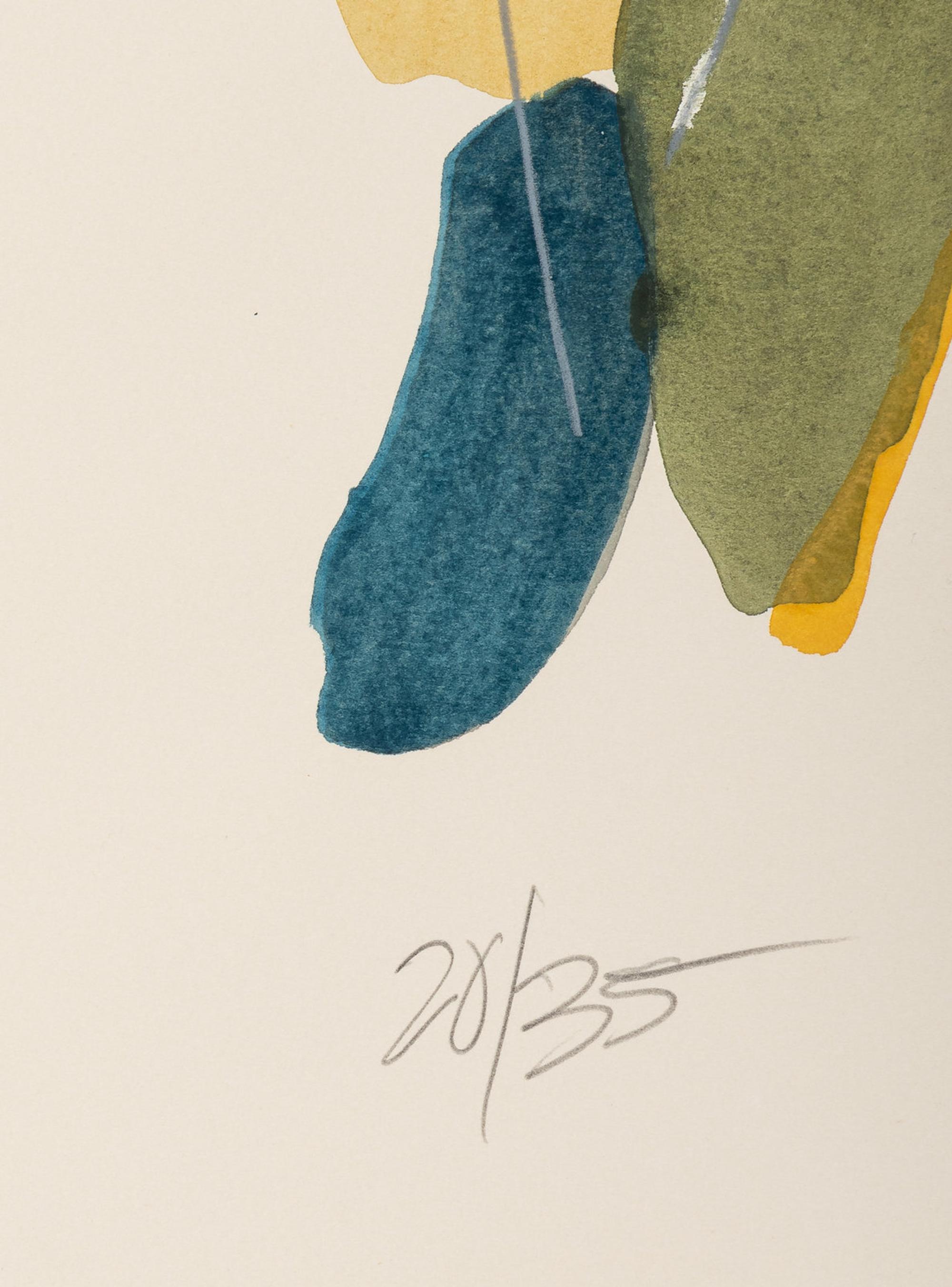 Prussian Blue and Untitled (Pink Abstract) (two works), 1978