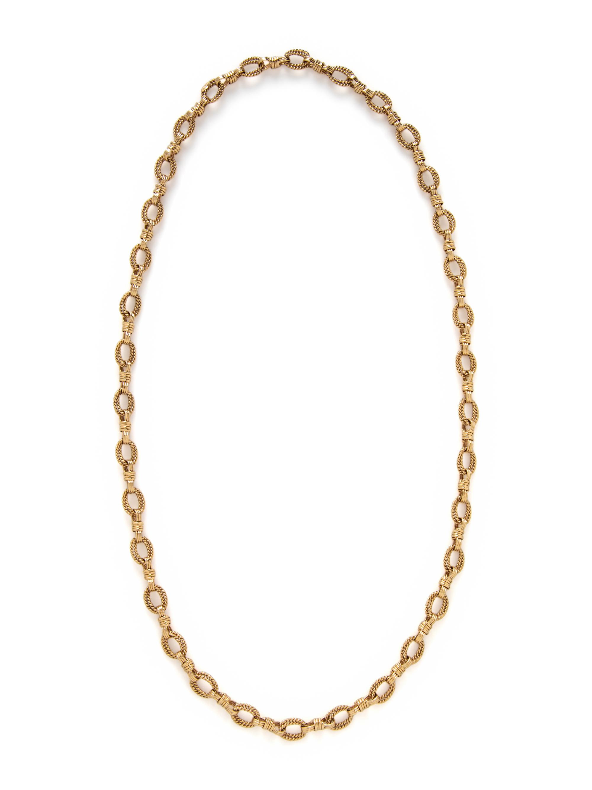 YELLOW GOLD NECKLACE