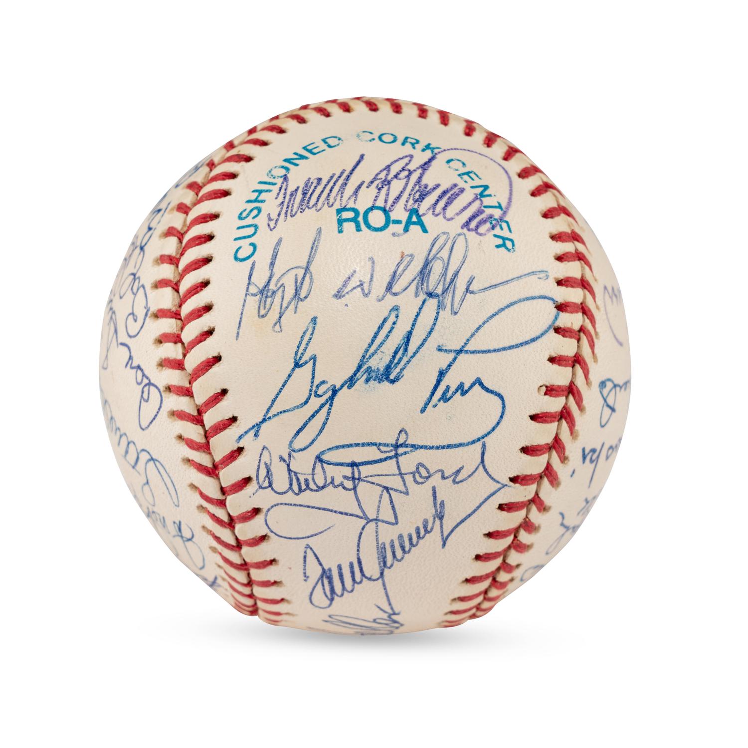A Hall of Fame and Notables Multi Signed Autograph Baseball (Beckett Authentication Services Letter of Authenticity)