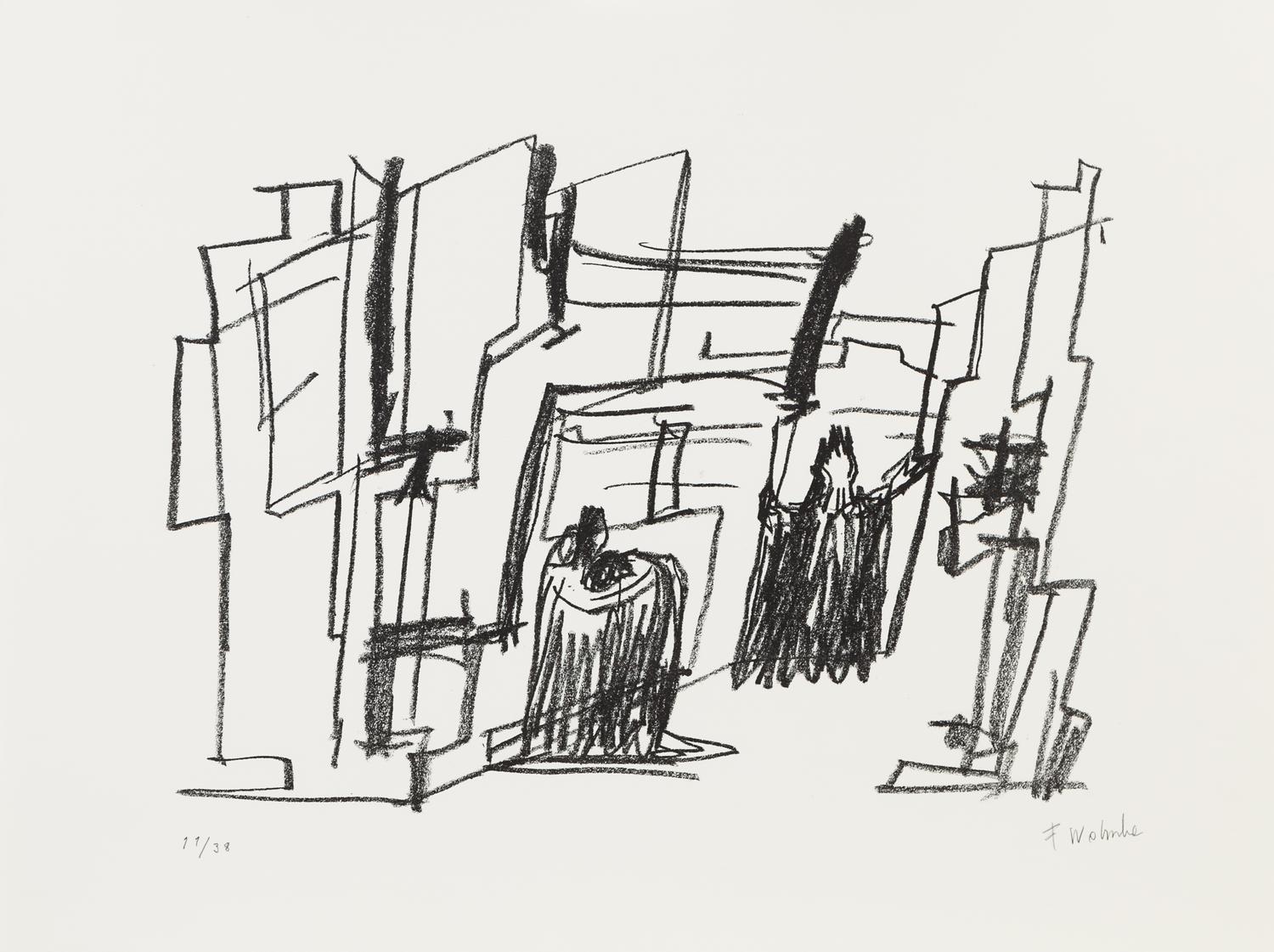 Fritz Wotruba, (Austrian, 1907-1975), Variations on Wagner's Ring, 1967 (suite of fourteen works)