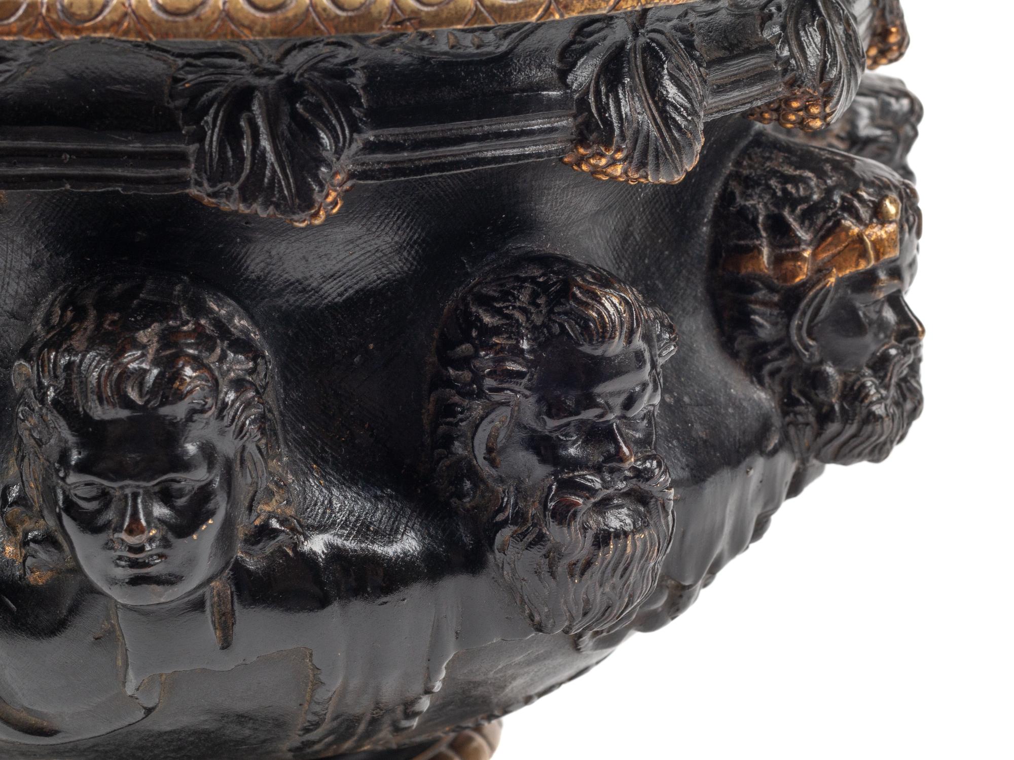 A Continental Bronze Model of the Warwick Vase