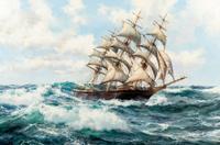 In the Trough of the Waves, the Clipper Oberon