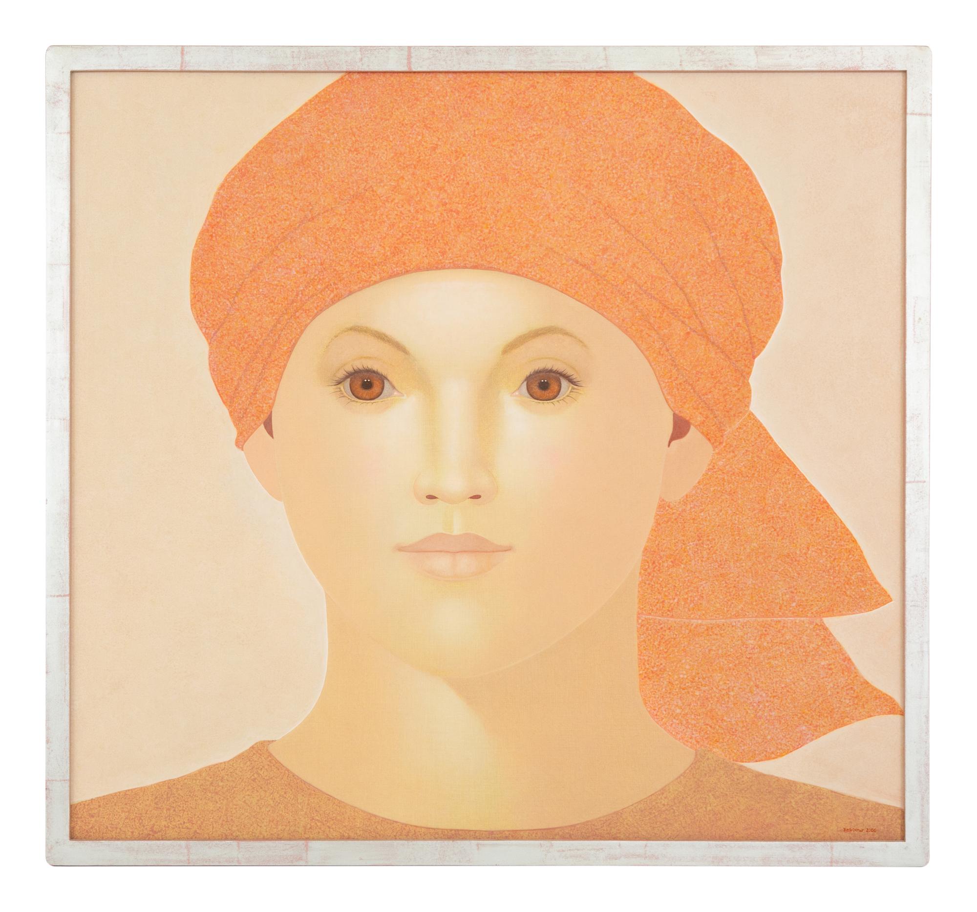 Frau mit roten Kopftuch, 2006