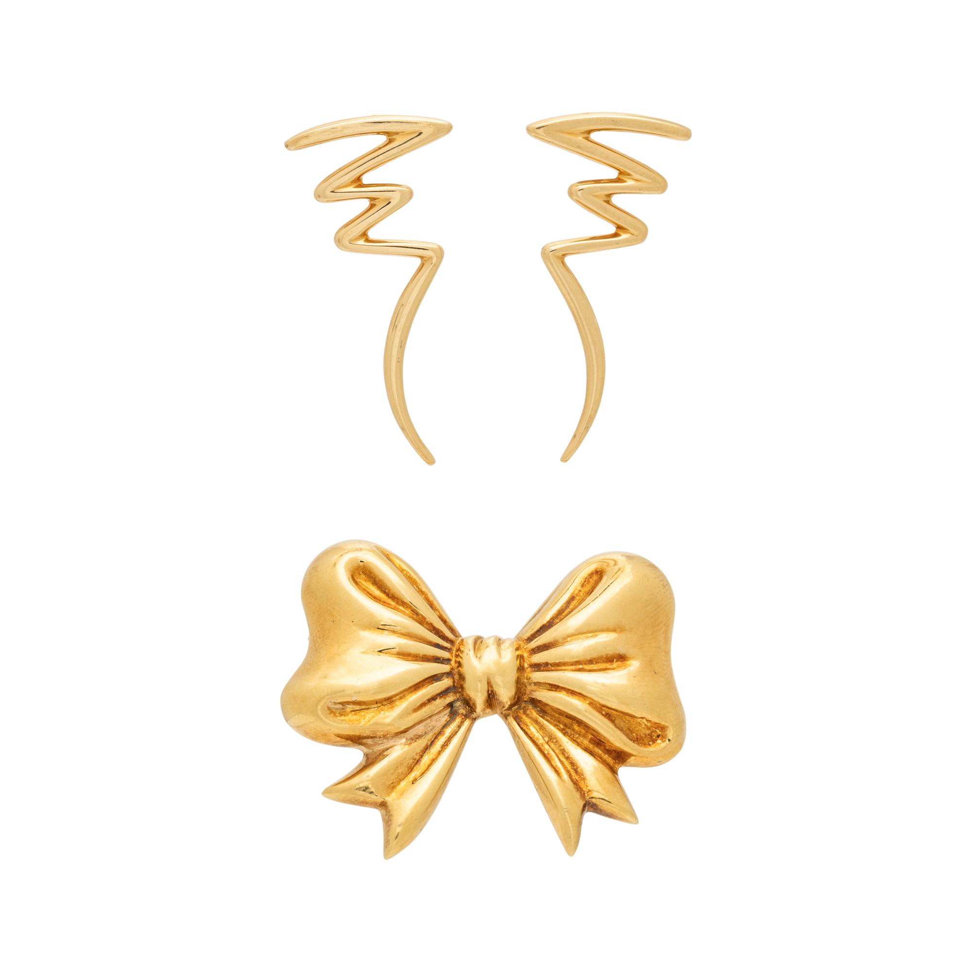 COLLECTION OF YELLOW GOLD TIFFANY & CO. JEWELRY