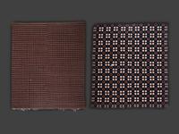 Four Red, White and Blue Woven Jacquard Coverlets