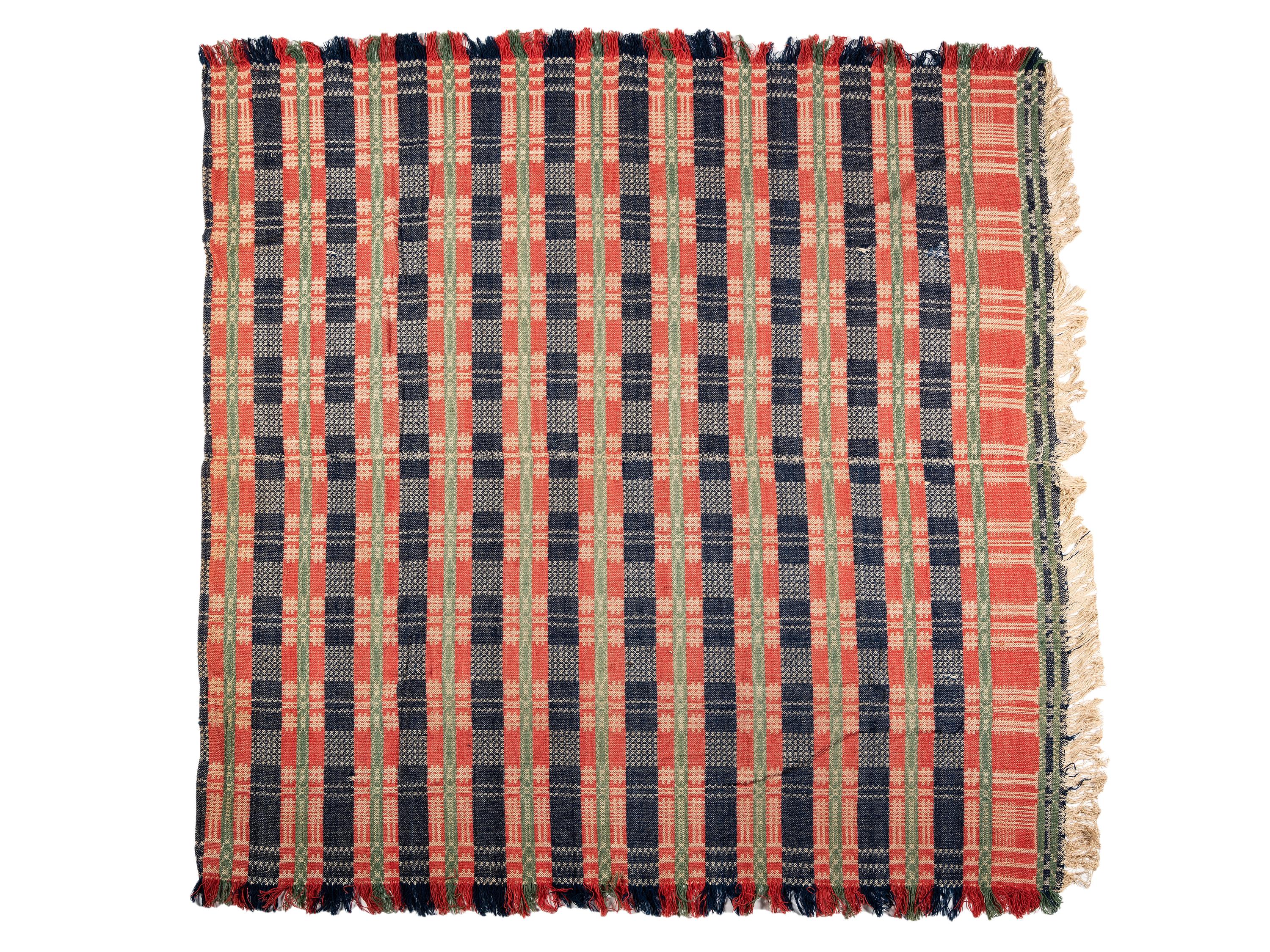 Three Jacquard Coverlets