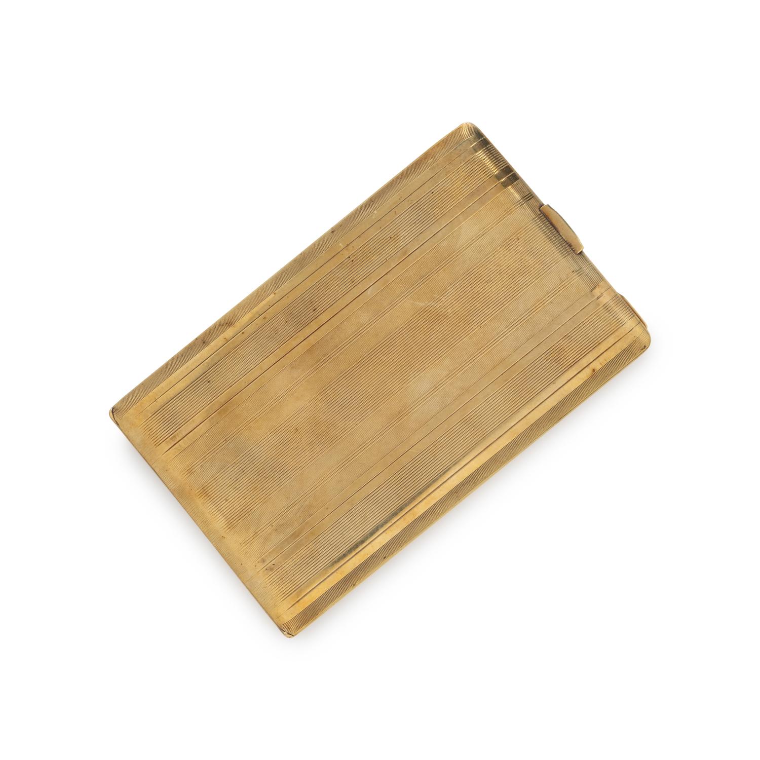 YELLOW GOLD CIGARETTE CASE