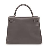 Hermès, Kelly 28 in Ardoise Box