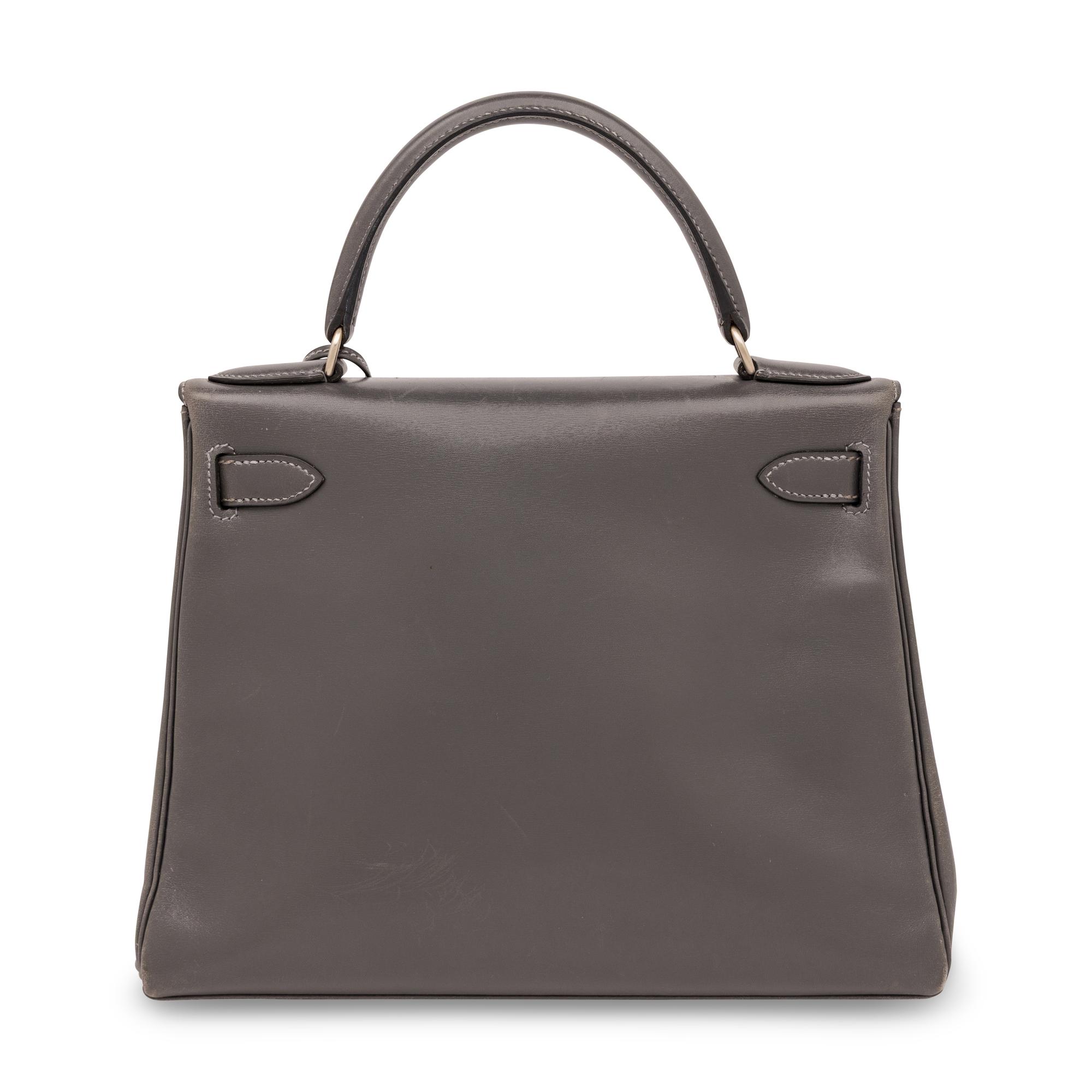 Hermès, Kelly 28 in Ardoise Box